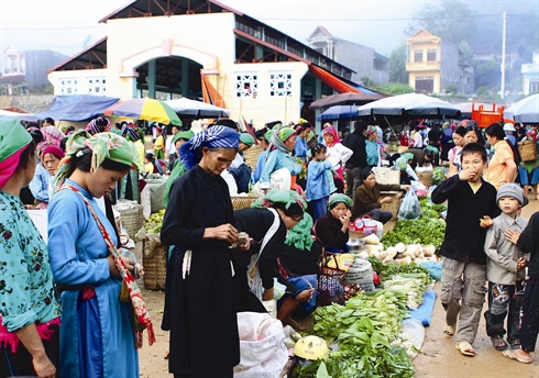 Le marché est une véritable fête pour les habitants locaux.