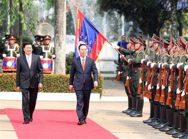 La visita del presidente Vo Van Thuong a Laos fue “un gran éxito”
