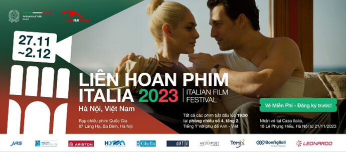 Prossimamente il Festival del cinema italiano 2023 in Vietnam