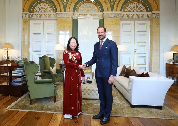Vietnamesisk visepresident møter norske ledere