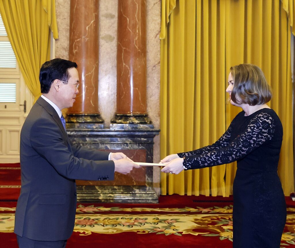 Vo Van Thung riceve gli ambasciatori di Irlanda, Italia, Lituania e Repubblica di Corea