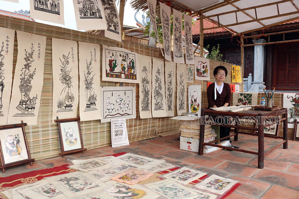 Bac Ninh : retour d'un marché des estampes de Dông Hô