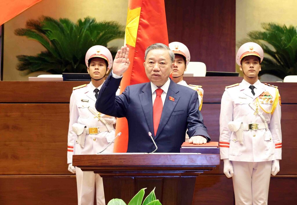 Les dirigeants du Laos, de la Chine et du Cambodge félicitent le président  Tô Lâm