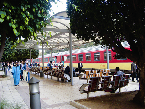 La gare de Rabat-Ville.