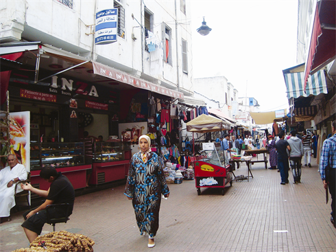 Le souk, marché traditionnel.