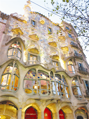 Un ouvrage de l’architecte Gaudi.