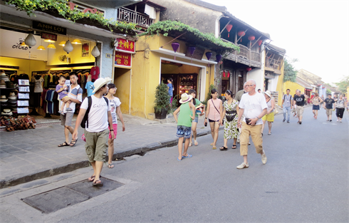 La vieille cité de Hôi An est une attraction pour les touristes.    