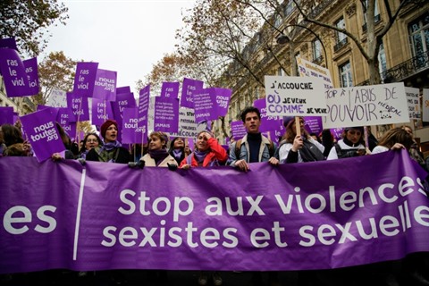 Marches Féministes En Europe Contre Les Violences Sexistes Et Sexuelles