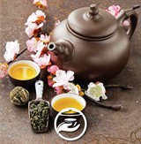 Dégustation du thé à la vietnamienne lors des jours printaniers