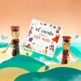 Livre illustré racontant des histoires de l’art des marionnettes sur l’eau